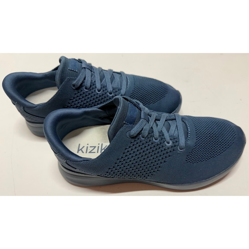 Kizik Lima Navy Blue Hands-Free Sneakers Mens 7 X-Wide Womens 8.5 X-Wide E3FC